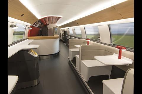 SNCF unveils the first TGV Océane trainset.